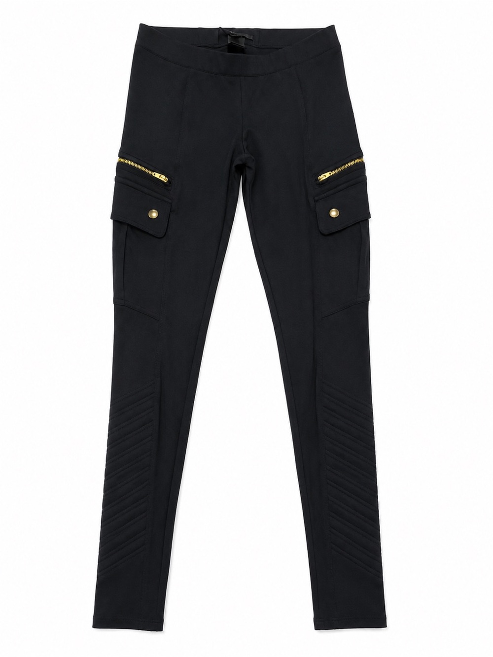 David Lerner Black Cargo Leggings